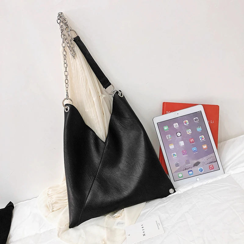 Sac à Main Femme Cuir Luxe Chaîne 2025 - Tote Designer Grande Capacité