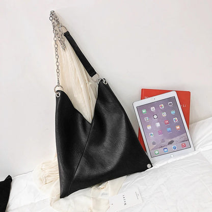 Sac à Main Femme Cuir Luxe Chaîne 2025 - Tote Designer Grande Capacité