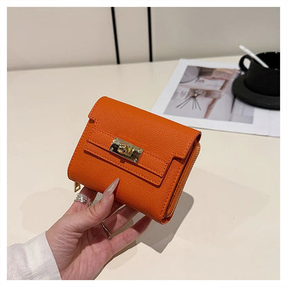 Portefeuille Femme Rétro Grande Capacité - Tri-Fold Multi-Cartes Multi-Fonctions