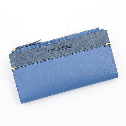 Portefeuille Femme Long Cuir PU Perles - Porte-Monnaie Carte Clutch Mini Fermoir Rouge