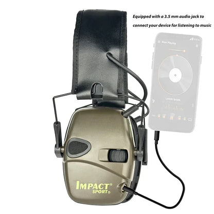 Casque Anti-Bruit Électronique Tir Sportif - Protection Auditive Impact