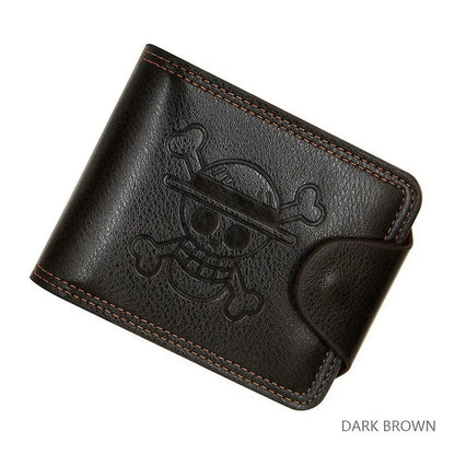 Portefeuille Homme Bifold Cuir PU Slim - Porte-Cartes Court Business Compact