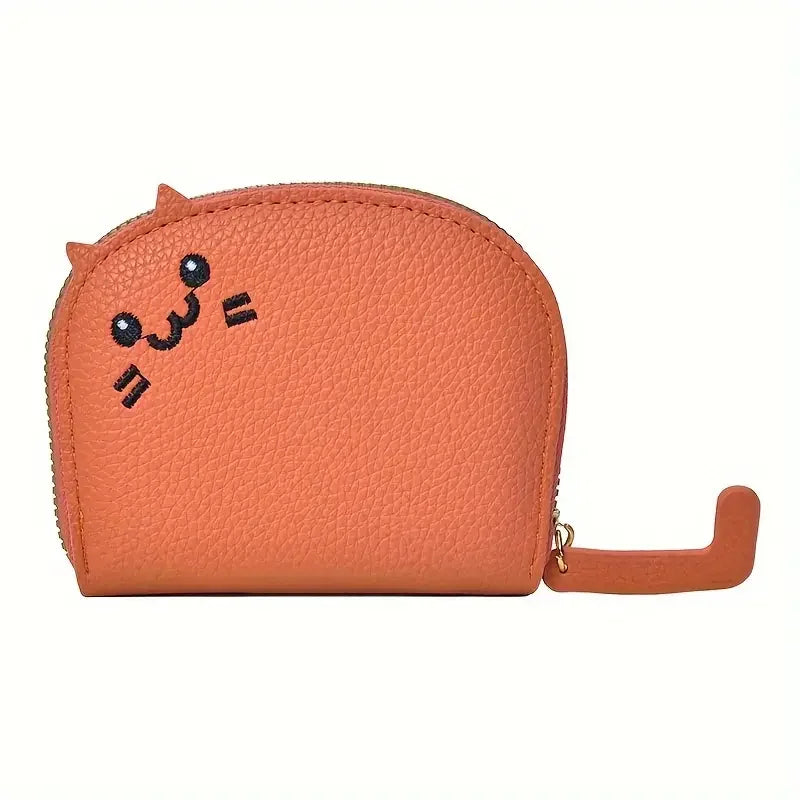Portefeuille Femme Chat Cartoon Kawaii - Porte-Carte Multi-Emplacements Porte-Monnaie Cute ID Card Holder