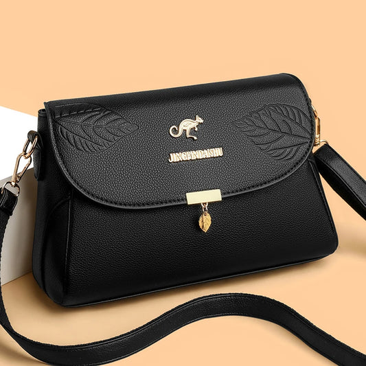 Petit Sac à Bandoulière Femme Cuir PU Vintage - Sac Messager Designer Luxe