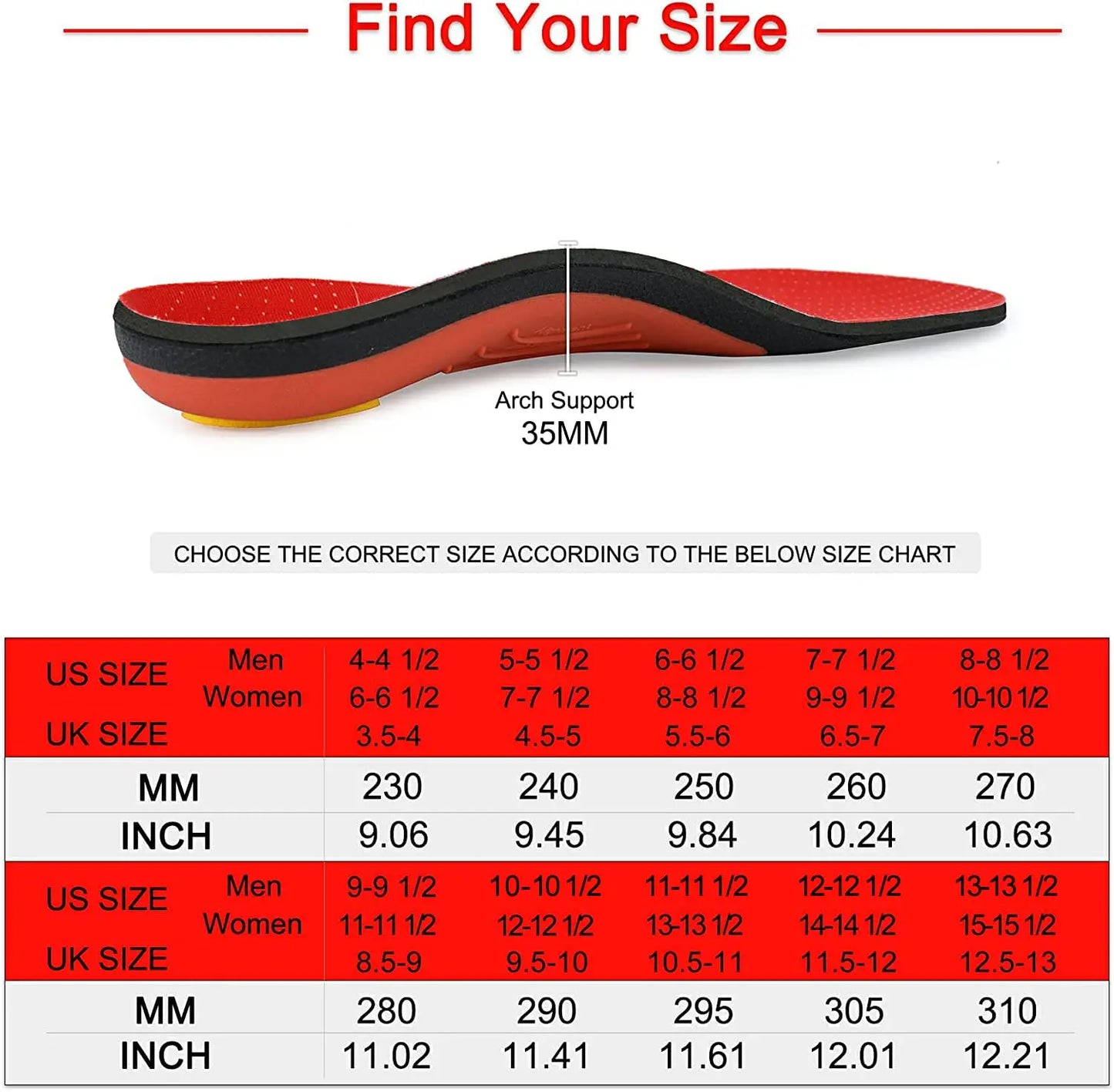 Semelles Orthopédiques Sport Fasciite Plantaire - Insoles Voûte Plantaire Homme Femme