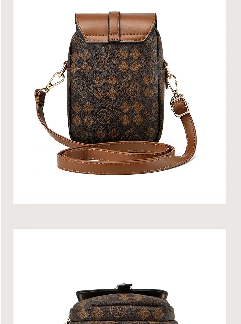 Sac Bandoulière Femme Multi-Poches Crossbody Luxe - Petit Sac Épaule Pratique Shopping Quotidien