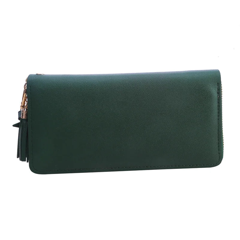 Portefeuille Long Femme Cœur Amour Luxe - Porte-Cartes Téléphone Clutch Fille
