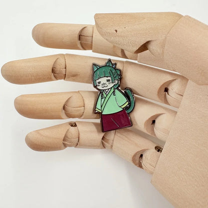 Broche Émaillée Chibi Maomao Jinshi The Apothecary Diaries – Pin's Badge Anime Mignon Fans