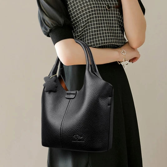 Sac à Main en Cuir Synthétique Vintage – Grande Capacité