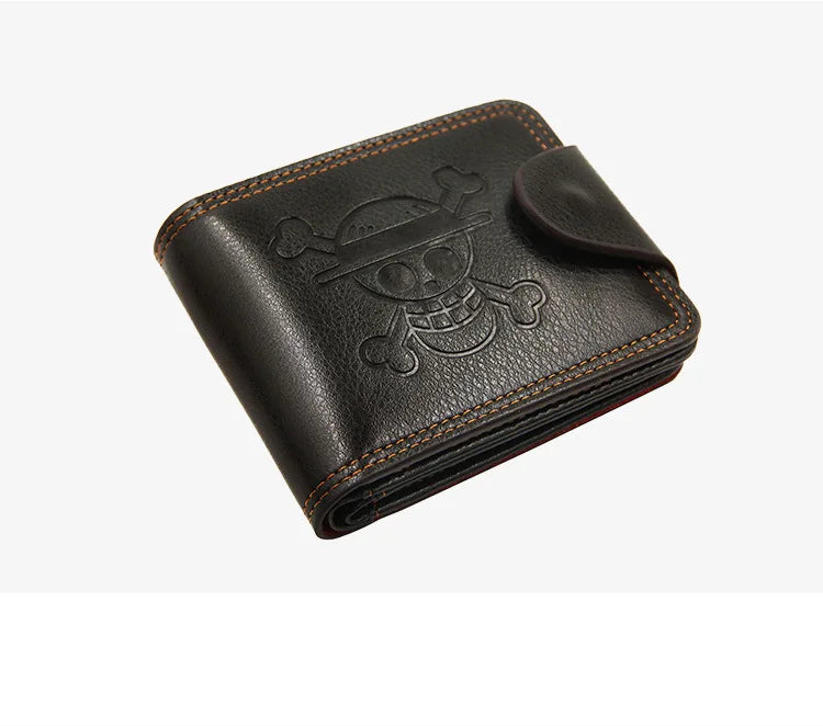 Portefeuille Homme Bifold Cuir PU Slim - Porte-Cartes Court Business Compact
