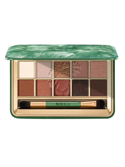 Palette Ombres à Paupières 10 Couleurs Waterproof - Fards Pailletés Shimmer Naturel Haute Pigmentation Glitter