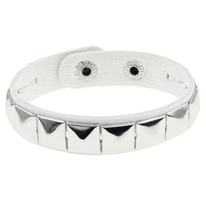 Bracelet Punk Clouté en Cuir — Manchette Gothique Unisexe