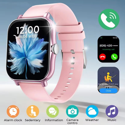 Montre Connectée Sport 2025 — Suivi Santé, Appels Bluetooth, Unisexe
