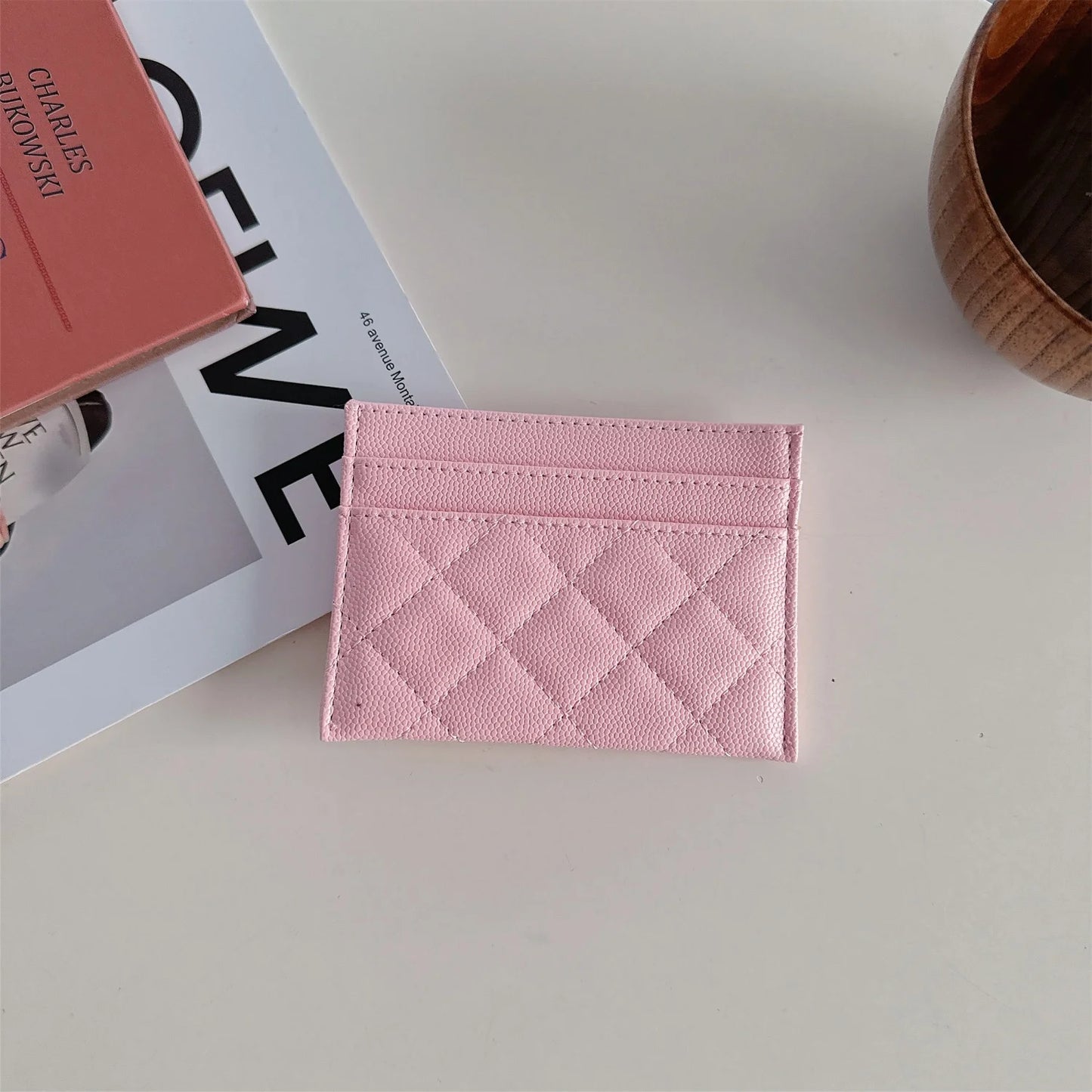 Portefeuille Femme Design Luxe Cuir PU - Porte-Cartes Multifonction Court