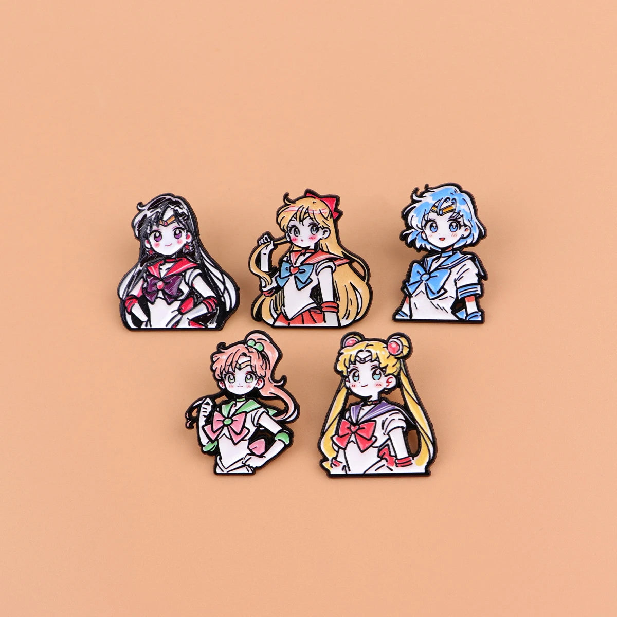Pin's Émaillé Cartoon Anime Kawaii – Broche Badge Métal Femme Fille