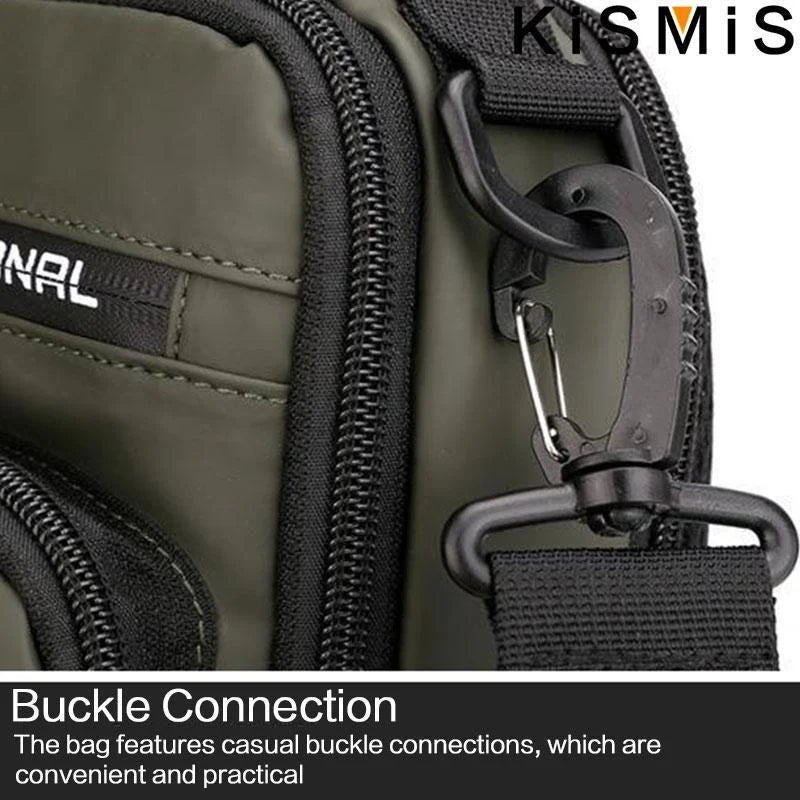 Sac Bandoulière Multifonction avec Port USB – Nylon Imperméable
