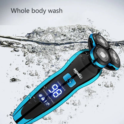 Rasoir Électrique Multifonction Étanche Homme Femme - Tondeuse Corps Barbe Bikini Rotative