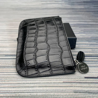 Porte-Monnaie Femme Cuir Véritable Zippé - Mini Portefeuille Homme Compact pour Pièces et Cartes Bancaires