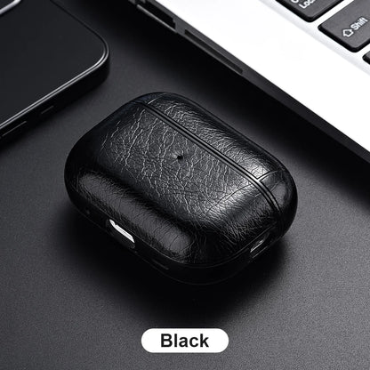 Étui Cuir AirPods Pro 2 3 1 - Housse Protection Charge Sans Fil Écouteurs Apple