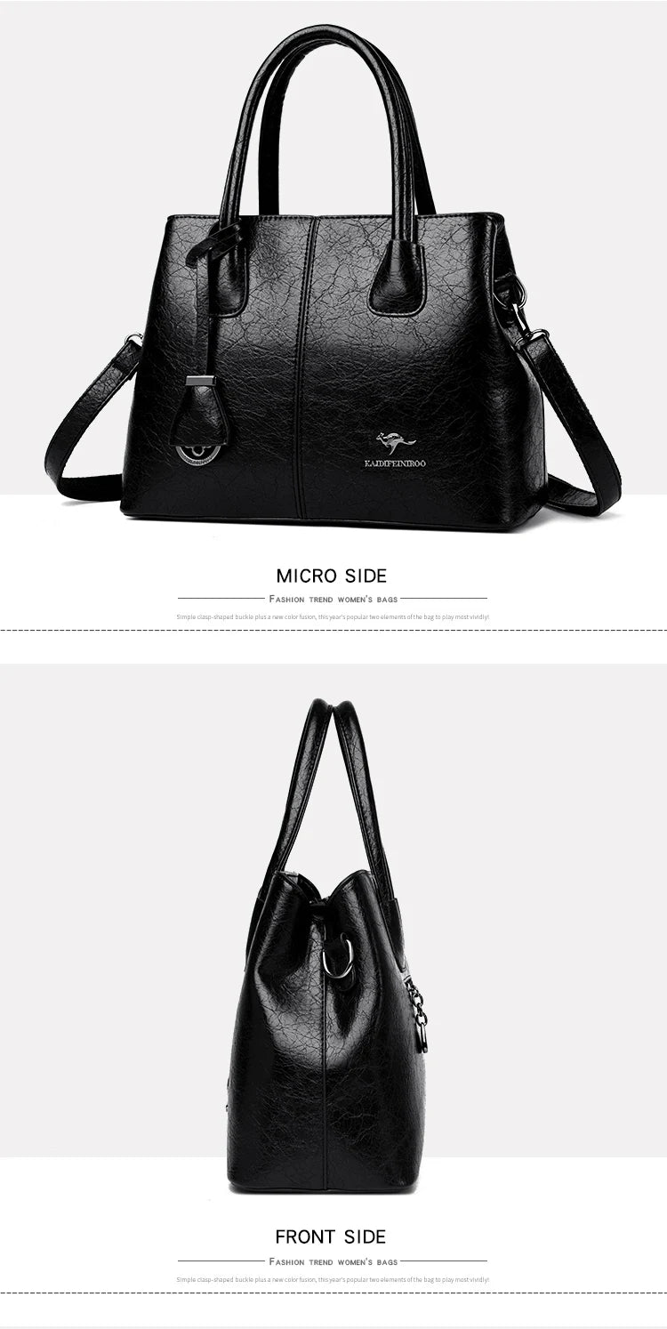 Sac à Main Femme Cuir PU Bordeaux - Grand Tote Bag Épaule Carré avec Bandoulière Crossbody