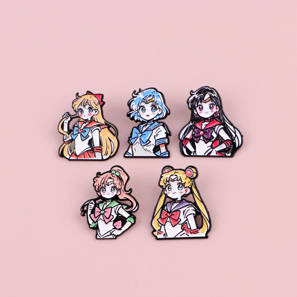 Pin's Émaillé Cartoon Anime Kawaii – Broche Badge Métal Femme Fille