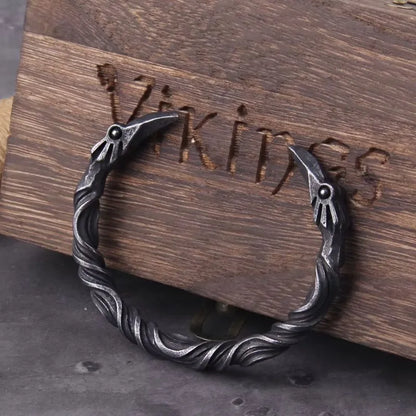 Bracelet Manchette Punk Homme – Alliage Zinc Style Viking, 8 Designs