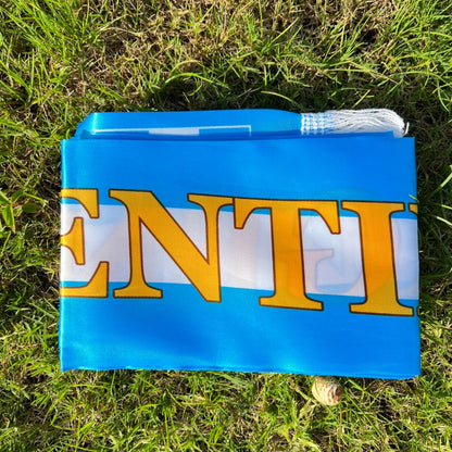 Foulard Écharpe Argentine Coupe du Monde - Brésil Espagne 14x130cm Événement Sportif