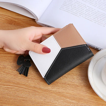 Portefeuille Court Femme à Fermeture Éclair - Cuir PU Grande Capacité