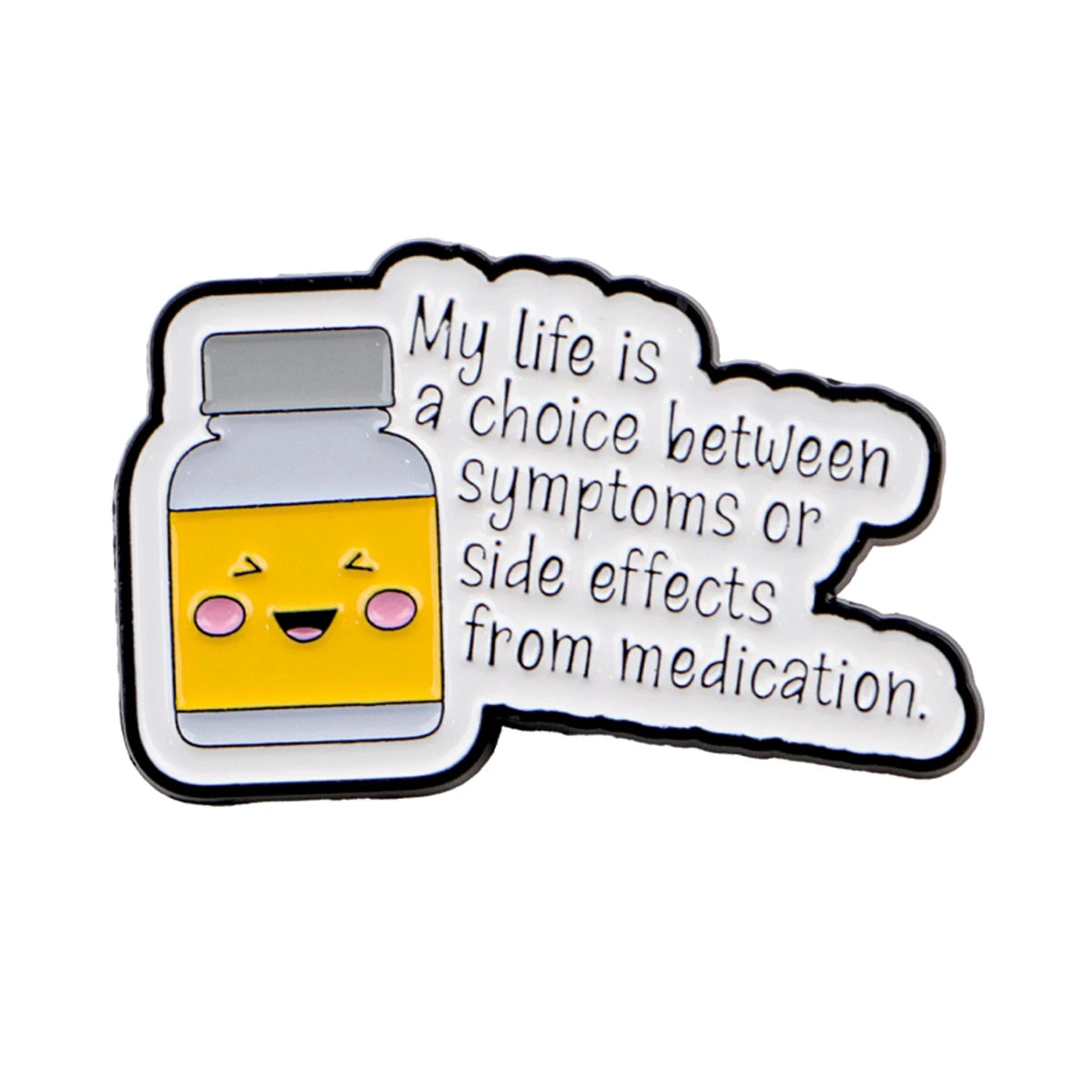 Pin's Émaillé Weird Girl Club Designs Alternatifs – Broche Badge Métal Unisexe