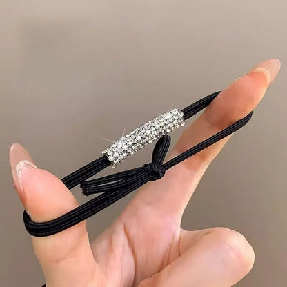 Élastiques Cheveux Strass Coréens Brillants - Chouchous Sans Couture Femme Fille Y2K Sweet