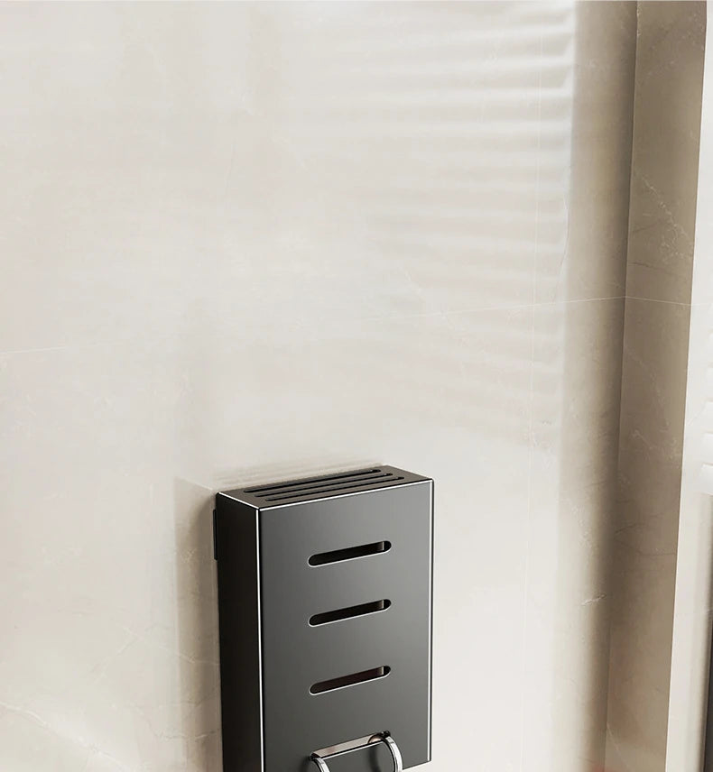 Porte-Couteaux Mural de Cuisine - Rangement Sans Perçage en Acier au Carbone