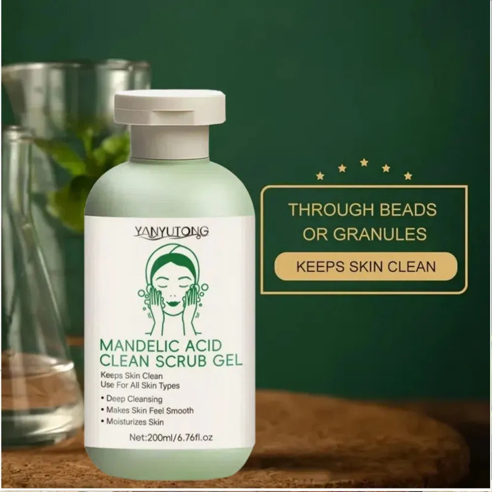 Gel Exfoliant Visage Aloe Vera - Nettoyage Profond Pores Hydratant Éclaircissant Réparateur
