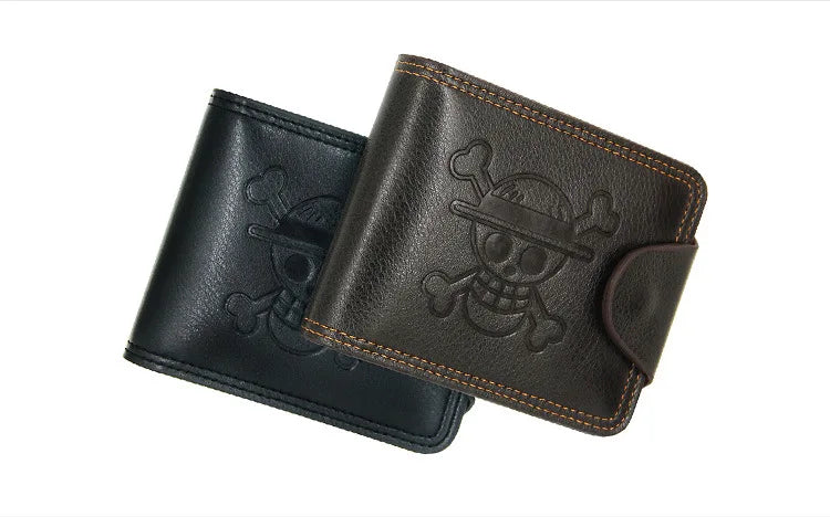 Portefeuille Homme Bifold Cuir PU Slim - Porte-Cartes Court Business Compact