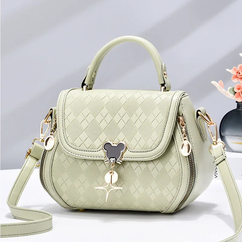 Sac à Main Femme Cuir Véritable Nœud - Tote Bag Épaule Luxe Designer Bucket