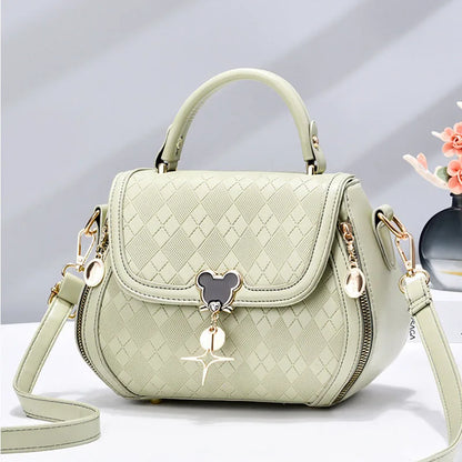 Sac à Main Femme Cuir Véritable Nœud - Tote Bag Épaule Luxe Designer Bucket