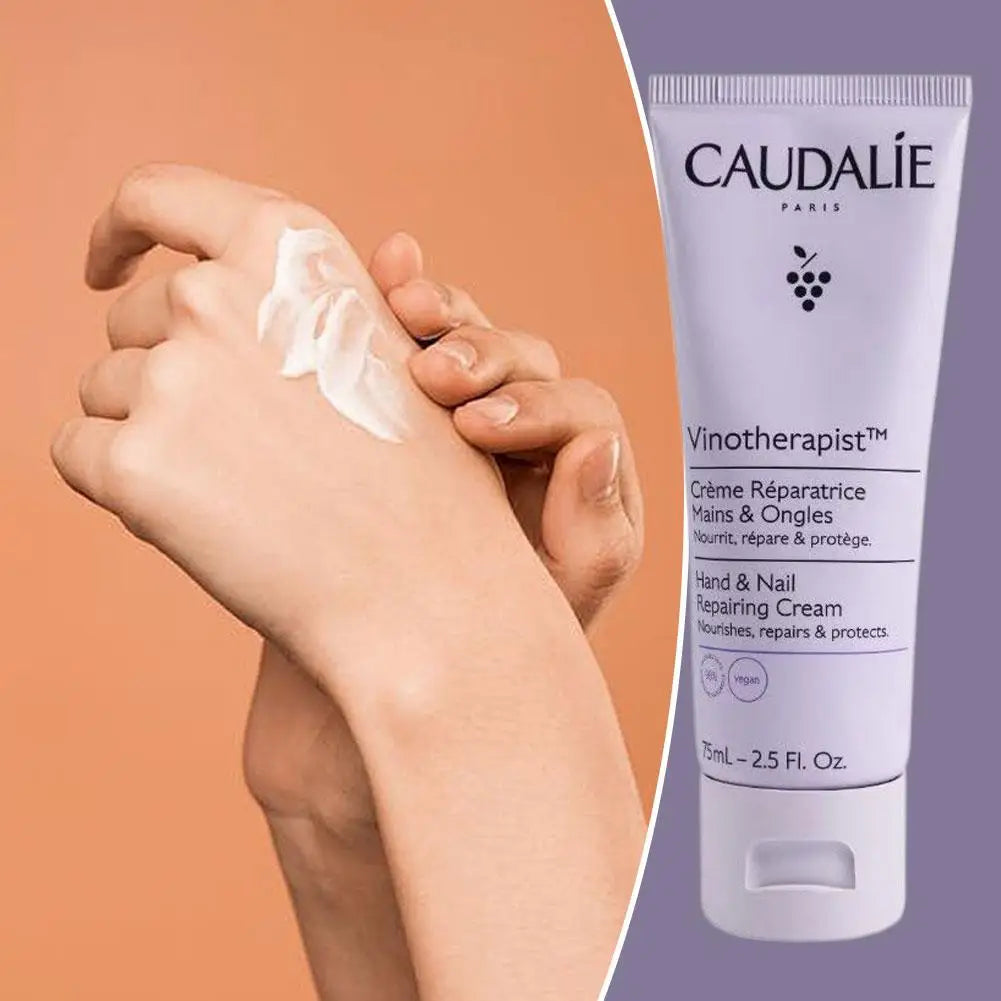 Crème Mains Pépins Raisin Caudalie Korea 75ml 5pcs - Hydratante Nourrissante Éclaircissante Élasticité Adoucissante