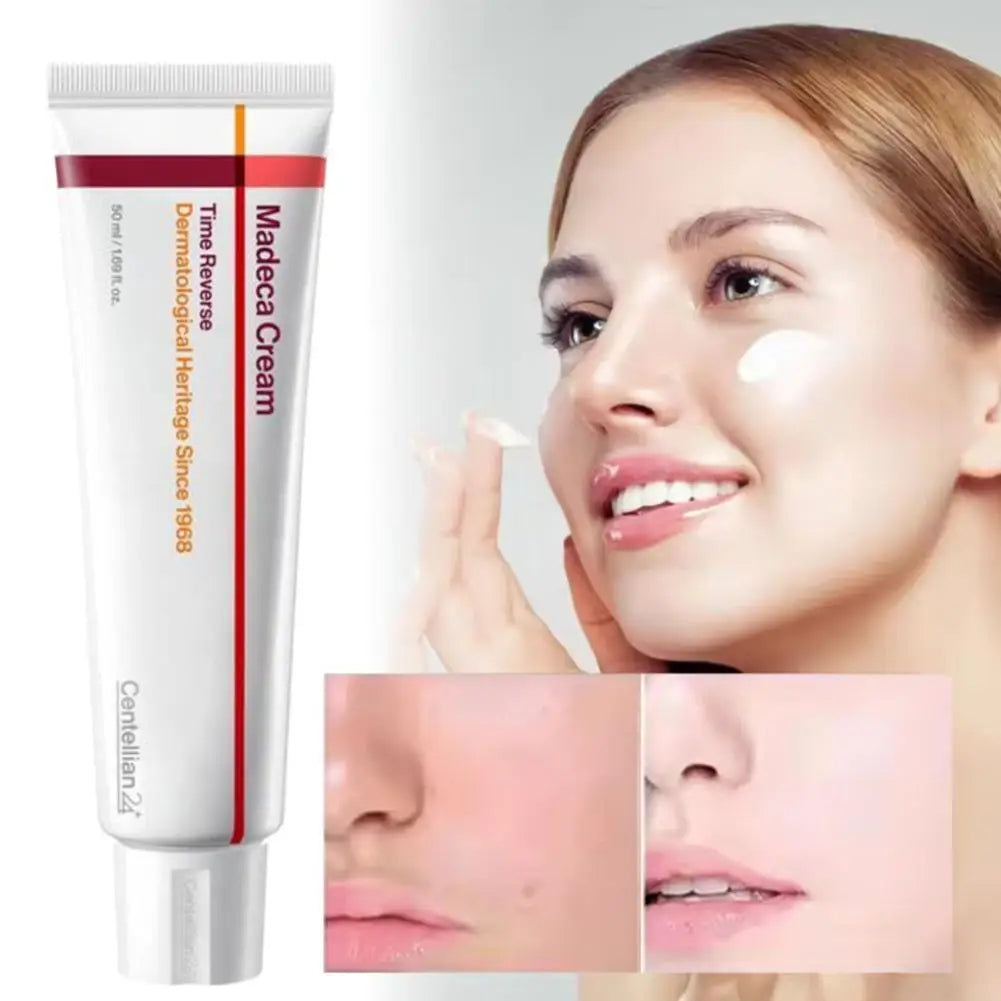 Crème Madeca Centella Asiatica - Absorption Rapide Non-Grasse Raffermissante Anti-Rides Hydratante K-Beauty