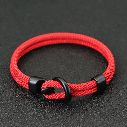 Bracelet Nautique en Corde Tressée pour Homme - Style Milan
