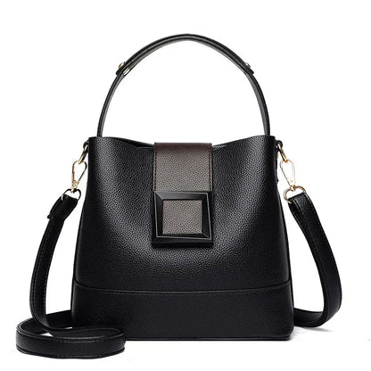Sac Bucket Femme Cuir Souple Élégant - Crossbody Bandoulière Ajustable 2026