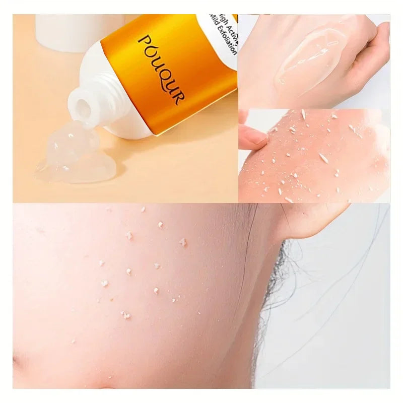 Gel Exfoliant Facial Hydratant - Éclaircissant Nourrissant Crème Visage Soin Beauté Peau Douce Lumineuse