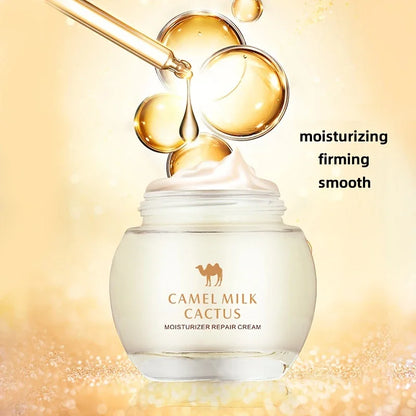 Crème Hydratante Lait Chamelle Cactus - Nourrissante Rajeunissante Longue Durée Naturelle Soin Beauté