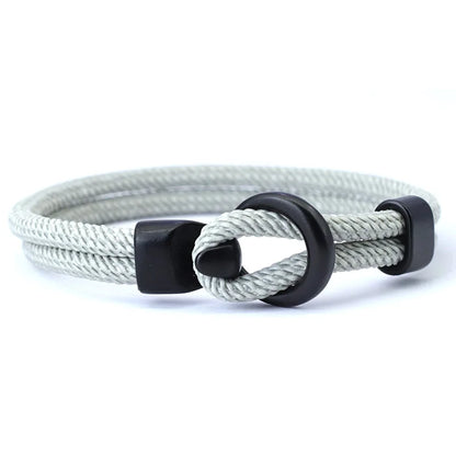Bracelet Nautique en Corde Tressée pour Homme - Style Milan