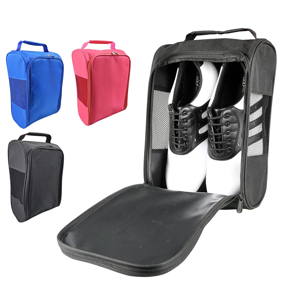 Sac à Chaussures en Nylon Respirant – Léger, Idéal Golf, Voyage & Camping