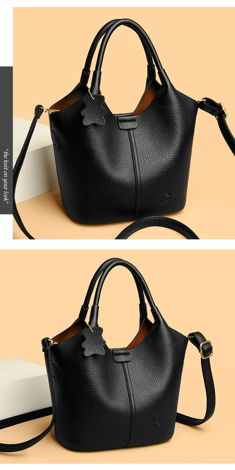 Sac à Main en Cuir Synthétique Vintage – Grande Capacité
