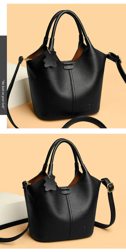 Sac à Main en Cuir Synthétique Vintage – Grande Capacité