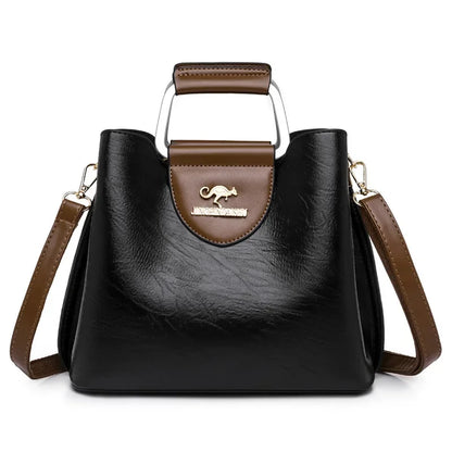 Sac à Main Femme Cuir Véritable Luxe Designer - Bandoulière Crossbody Élégant