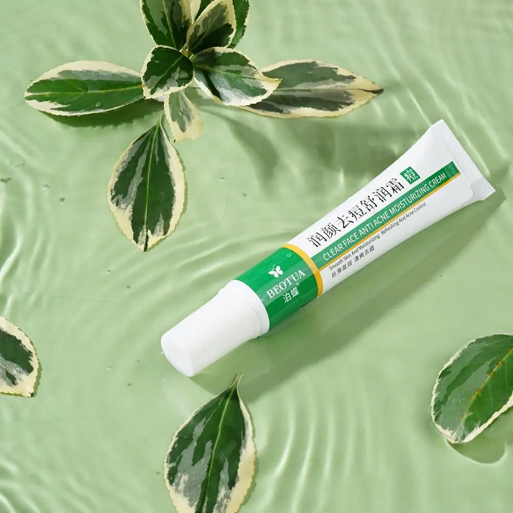 Crème Anti-Acné Hydratante 3pcs - Nettoyante Réparatrice Contrôle Sébum Douce Soin Peau Acnéique