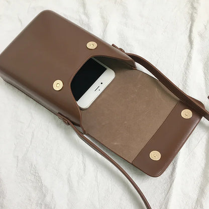 Mini Sac à Rabat en Cuir PU – Bandoulière & Crossbody Femme