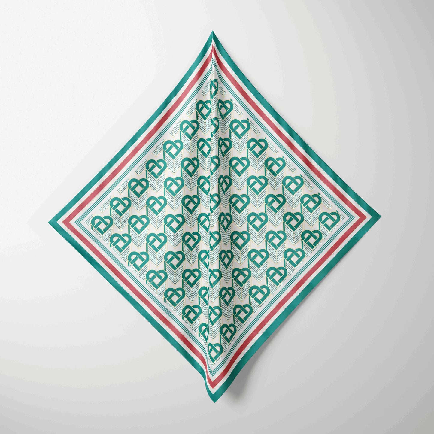 Foulard Carré Mousseline 70x70cm Femme - Écharpe Soie Imprimé Tête Cheveux Kerchief Mode