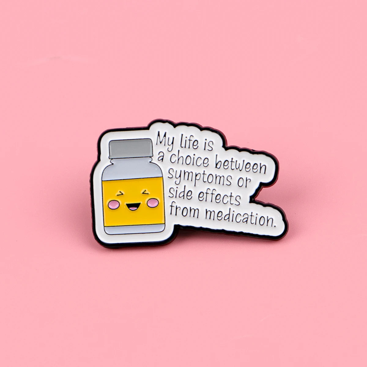 Pin's Émaillé Weird Girl Club Designs Alternatifs – Broche Badge Métal Unisexe